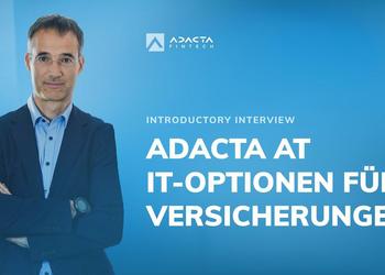 Adacta at IT-Optionen für Versicherungen: Introductory interview with Jernej Mazi